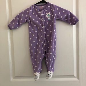 Purple Polar Bear Footsie